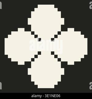Pixel Shapes 49 2000 2000 Stock Vector