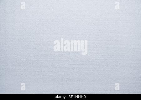 White expanded polystyrene foam board surface texture Stock Photo