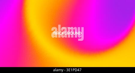 Abstract banner with fluid gradient and texture. Stock Vector