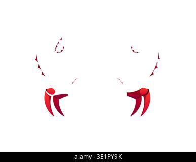 Pirate character of crab sailor corsair in ship cook chief hat, cartoon vector icon for game. Funny crab seaman or marine crew character for pirate adventure and aquatic animal mascot element Stock Vector