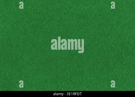 Green fabric background. Casino game play surface – poker, pool, blackjack, snooker. Arts and crafts seamless texture. Stock Photo