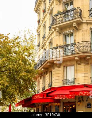 Paris Haussmann building, featuring traditional architecture with ...