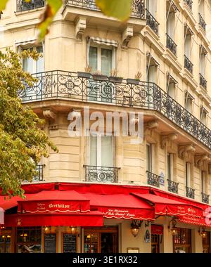 Paris Haussmann building, featuring traditional architecture with ...