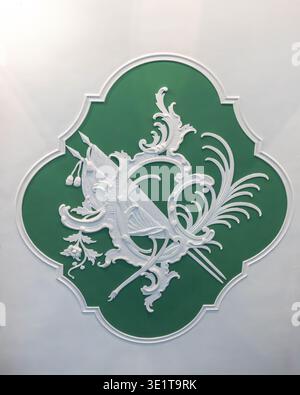 Great Stucco Artwork - Art Deco. High quality photo Stock Photo