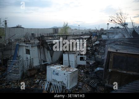 Kabul, Afghanistan. 17th Mar, 2026. A general view shows the shattered ruins and piles of rubble following an airstrike on a drug rehabilitation hospital in Kabul, which killed and injured hundreds. The Taliban government has blamed the attack on Pakistan, while Pakistani officials have categorically rejected the allegations. Credit: Sami Jan/dpa/Alamy Live News Stock Photo
