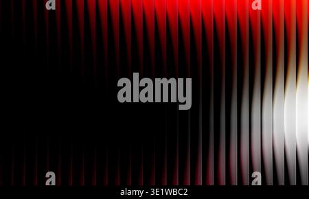 Bright shiny scene. Luminous environment featuring sleek polished metal and vibrant colors. Intense shimmering backdrop characterized by bright Stock Photo
