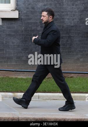 London, UK. 17th Mar, 2026. Ukraine's President Volodymyr Zelenskyy arrives.at No.10 Downing Street to meet British Prime Minister Keir Starmer to discuss the ongoing war in Ukraine in London on Tuesday March 17, 2026. Photo by Hugo Philpott/UPI Credit: UPI/Alamy Live News Stock Photo