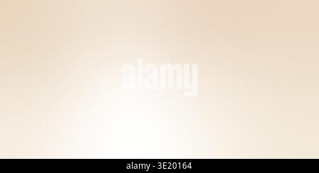 Light beige gradient background. Light brown cream bg. Abstract gradient ivory color backdrop. Simple smooth beige wallpaper. Soft sepia pearl texture Stock Vector
