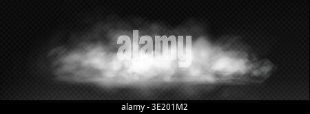 Dark storm clouds background ,dramatic overcast sky, ominous moody atmosphere, realistic thunderstorm clouds. Stock Vector