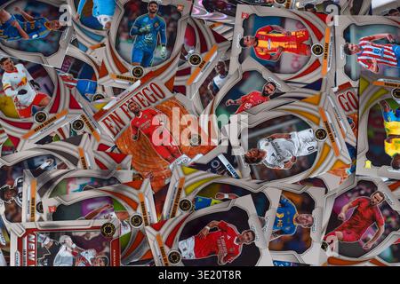 Player Cards Collection Football soccer player card collection Stock Photo - Alamy