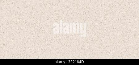 Beige seamless stone texture. Light ecru grain noise background with speckles, flecks, particles. Distress repeated grit pattern wallpaper. Kraft dotted paper surface. Vector material speck backdrop Stock Vector