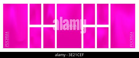 Luxury metallic fuchsia gradient. Mobile background with shimmer effect. Elegant phone wallpaper. Vector illustration Stock Vector