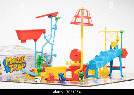 Classic family board game Mouse Trap Stock Photo