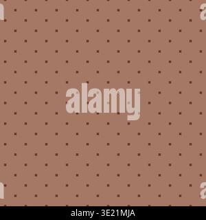 Background with monochrome dotted texture. Polka dot seamless pattern mocha mousse Stock Vector