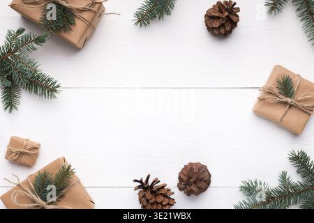 Christmas or New Year holiday creative background Stock Photo