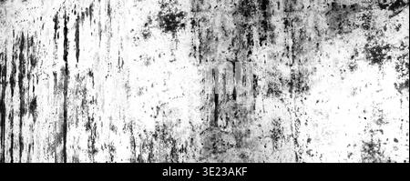 Aged grunge texture forms a harsh industrial background. Cracked worn surface shows gritty noise stains scratches and rough decay. Brutal graphic over Stock Photo