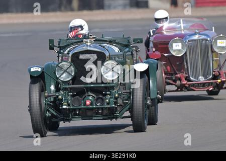 Mark Manton, Bentley Speed 6, Fox and Nicholl Trophy Race a fifteen minute race for Standard and Modified Pre-War Sports Cars,  ODM, Owner Driver Mech Stock Photo
