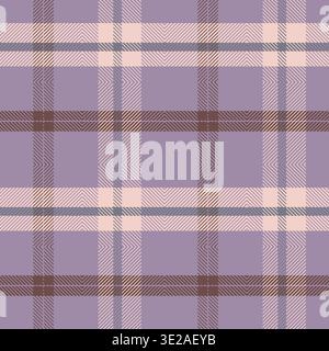 Color twill scotland textile seamless pattern. Fabric texture check tartan plaid. Abstract geometric background for cloth, card, fabric. Monochrome Stock Vector