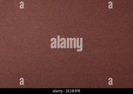 dark brown fabric texture, woven mesh pattern in full frame, textile, furniture cushion or industrial upholstery backgrounds Stock Photo
