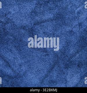 Textured square background from blue suede close up Stock Photo