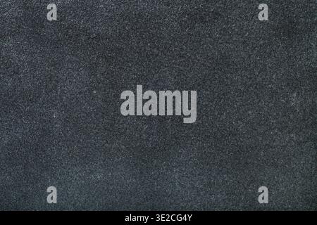 Textured background from black suede close up Stock Photo