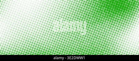 Green color halftone grain texture. Faded dotted gradient pattern ...