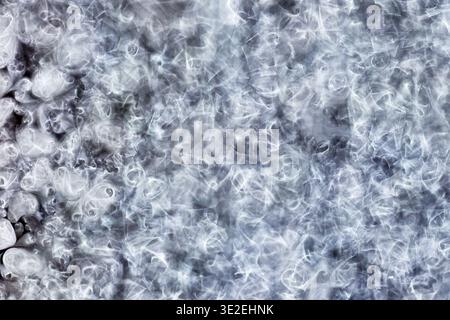 abstract black and white pattern with swirls. Stock Photo