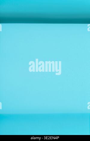 Light blue blank abstract paper studio background Stock Photo