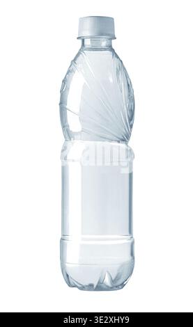 Plastic bottle containing refreshing drinking water, providing hydration for a healthy life Stock Photo
