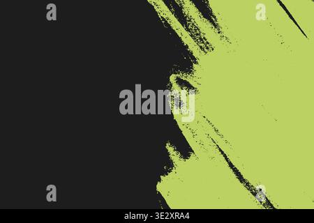 Grunge paint smudge background. Messy brush stroke textured banner template with space for text for poster, ads, website, presentations. Stock Vector