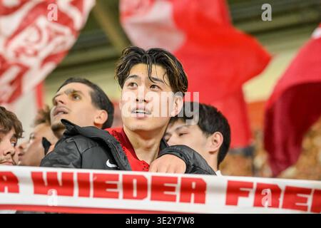 Igor Matanovic (Freiburg, #31), Yuito Suzuki (Freiburg, #14), Matthias ...