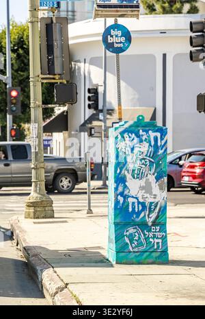 sidewalk in los angeles Stock Photo