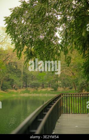 Beautiful Landscape View in Ramna Park, Dhaka, Bangladesh Stock Photo