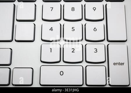 Computer numeric keypad. Stock Photo