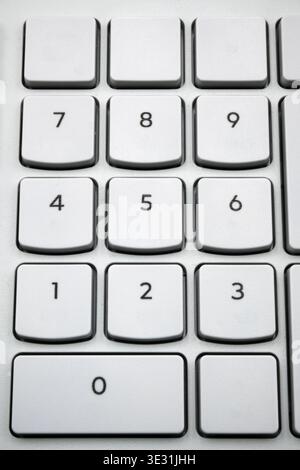 Computer numeric keypad. Stock Photo