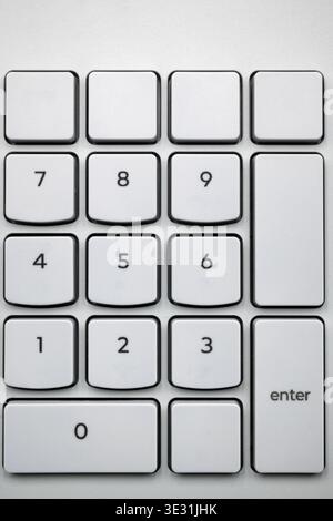Computer numeric keypad. Stock Photo