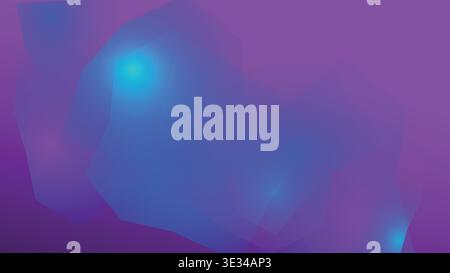 Violet Blue Neon Aurora Mesh Background Stock Vector