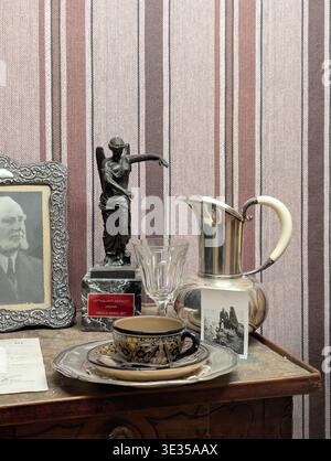 Family heirlooms in a closet Stock Photo