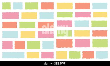 Shape rectangle frame and paper vector jagged with border grunge banner. Box edge background and shape black label with abstract illustration Stock Vector