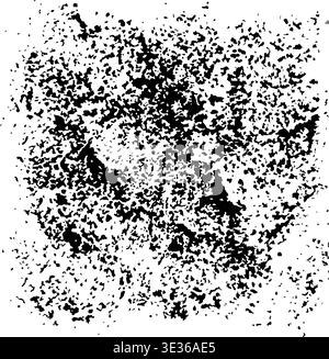 High contrast noise pattern, versatile for overlays, textures Stock Vector