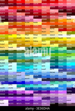 Monochromatic color palette - part 2 Stock Vector