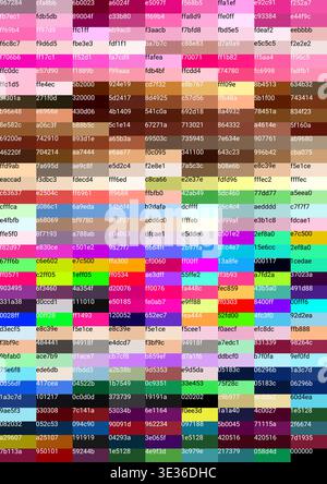 Monochromatic color palette - part 1 Stock Vector