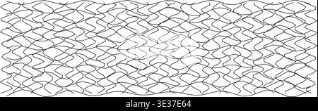 Abstract distorted grid pattern for creative design Stock Vector