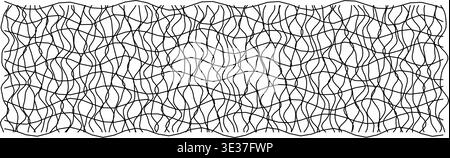 Abstract wavy grid pattern for creative designs Stock Vector