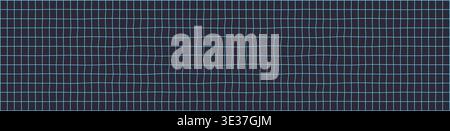 Abstract blue linear grid pattern on dark background Stock Vector