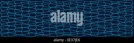 Abstract distorted grid pattern for creative design projects Stock Vector