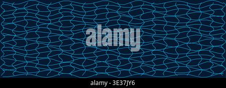 Abstract distorted grid pattern for creative background designs Stock Vector