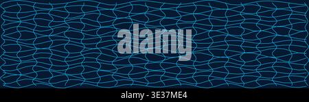 Abstract wavy grid pattern for modern design concepts Stock Vector