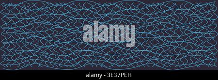 Abstract wavy grid pattern for creative digital design Stock Vector