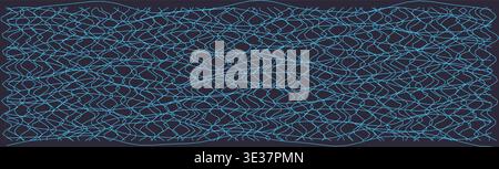 Abstract geometric distorted grid pattern for modern design Stock Vector